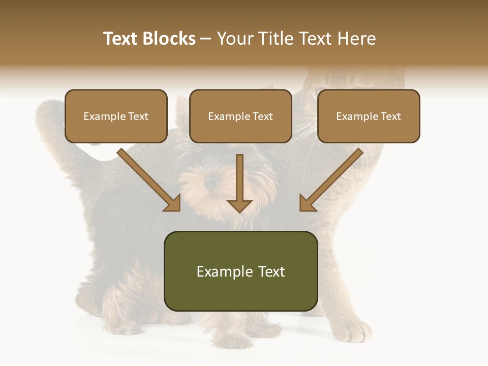 Single Childhood Purr PowerPoint Template