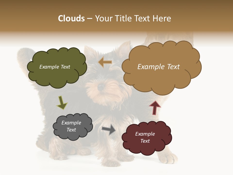 Single Childhood Purr PowerPoint Template