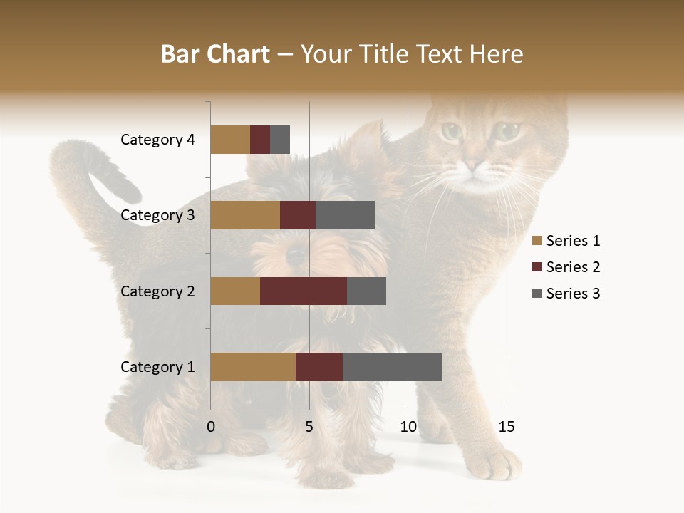 Single Childhood Purr PowerPoint Template