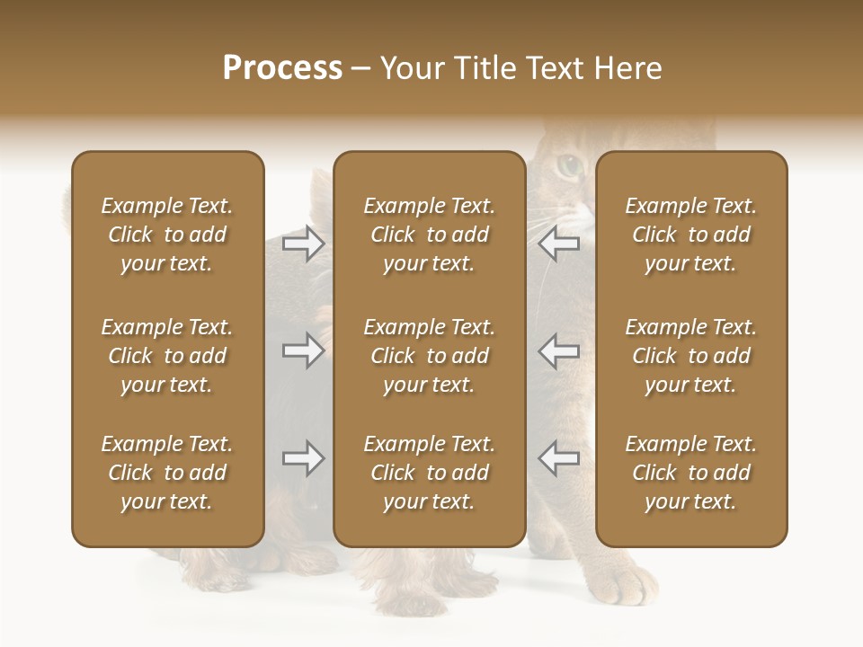 Single Childhood Purr PowerPoint Template