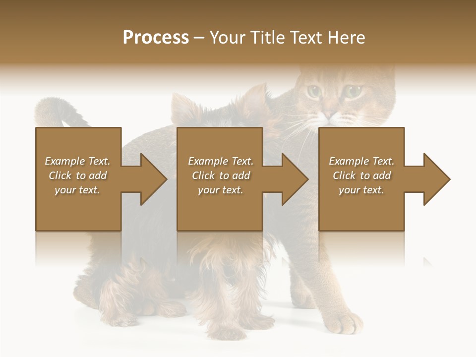 Single Childhood Purr PowerPoint Template