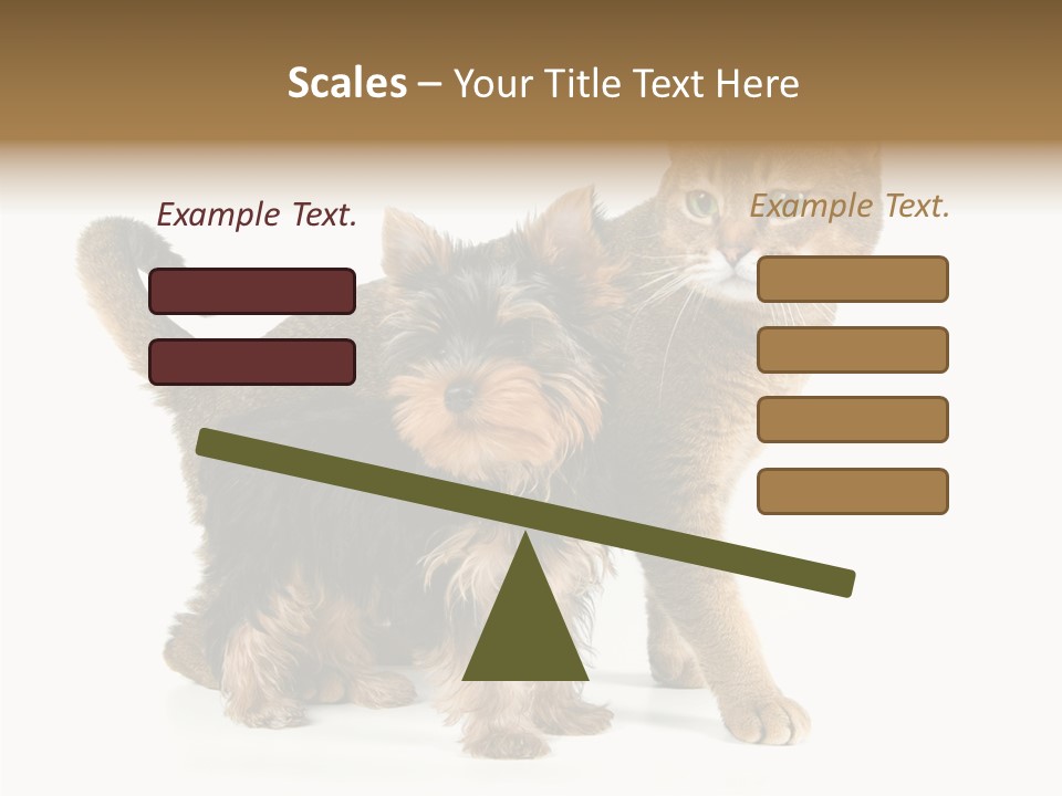 Single Childhood Purr PowerPoint Template