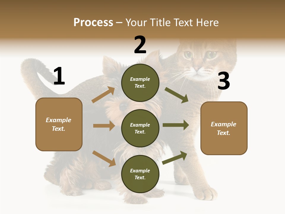 Single Childhood Purr PowerPoint Template
