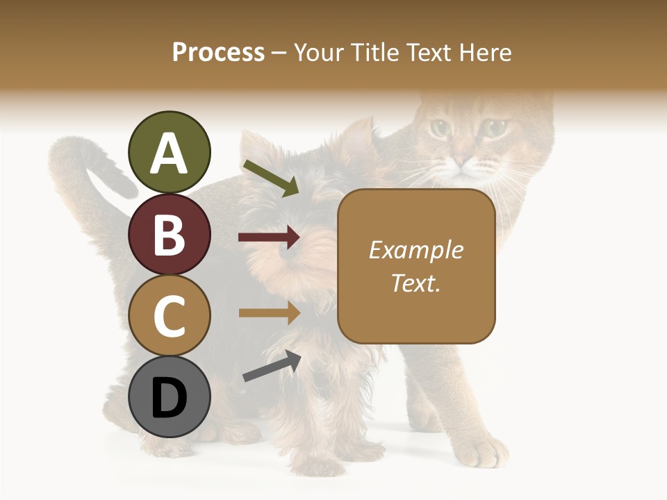 Single Childhood Purr PowerPoint Template