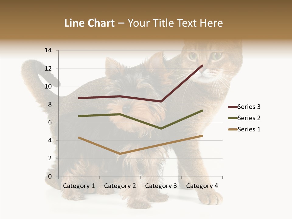 Single Childhood Purr PowerPoint Template