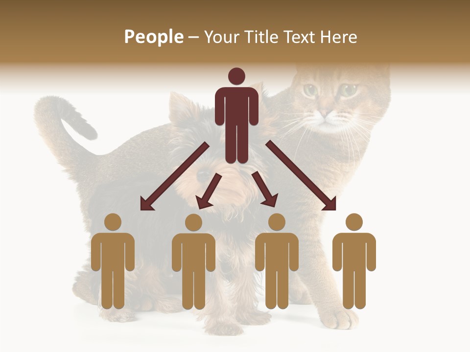 Single Childhood Purr PowerPoint Template