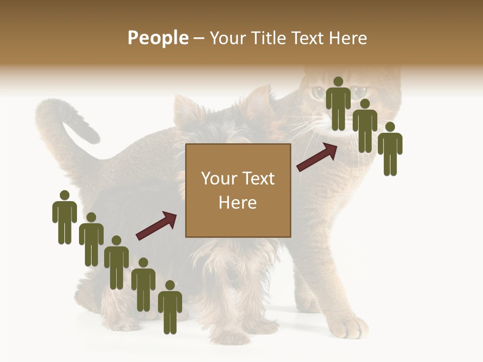 Single Childhood Purr PowerPoint Template