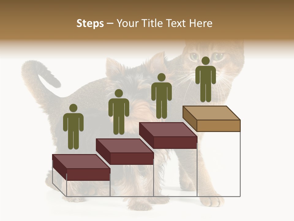 Single Childhood Purr PowerPoint Template