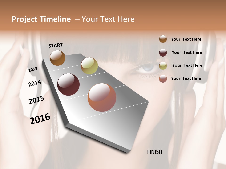 Office Chair Humorou PowerPoint Template