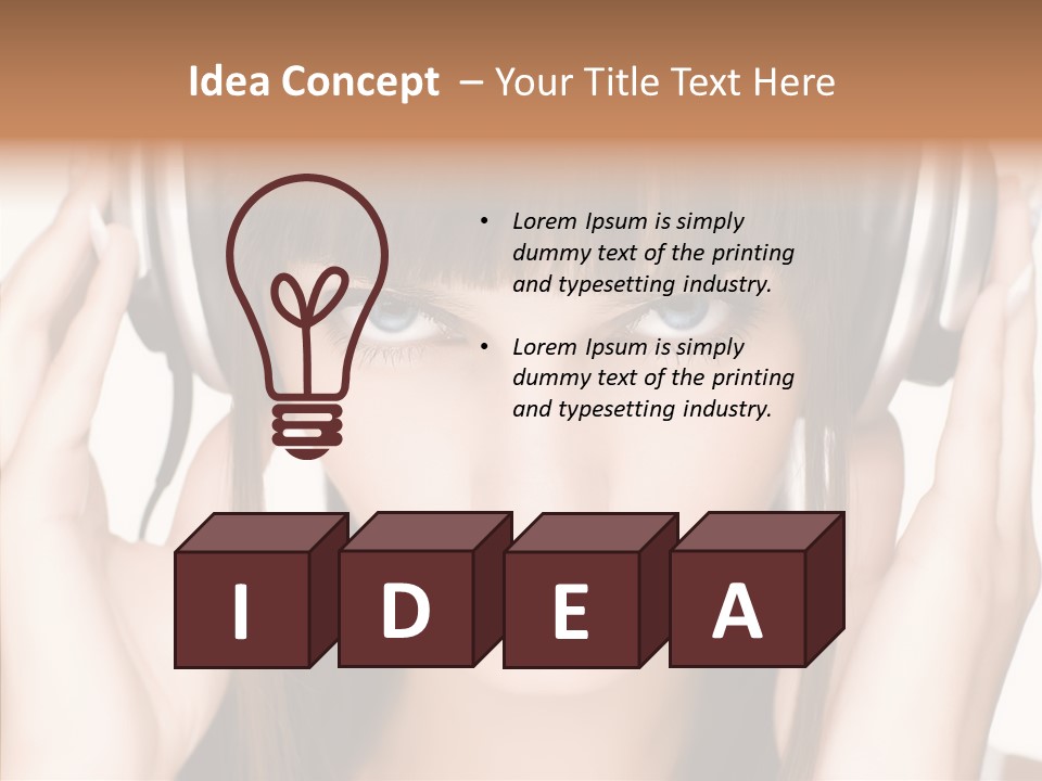 Office Chair Humorou PowerPoint Template