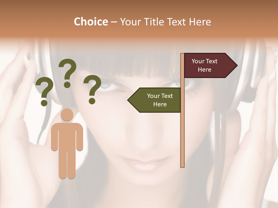 Office Chair Humorou PowerPoint Template