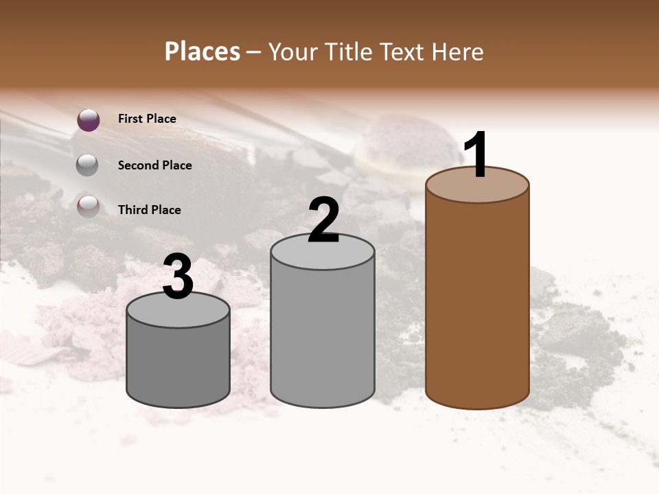 Look Pink Brush PowerPoint Template