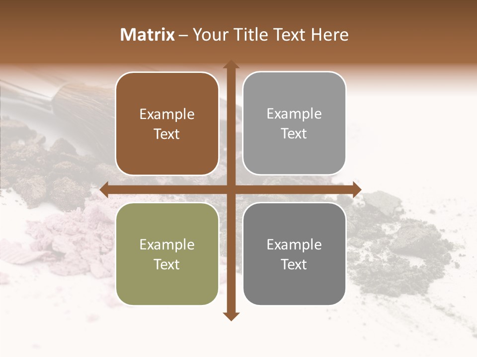 Look Pink Brush PowerPoint Template