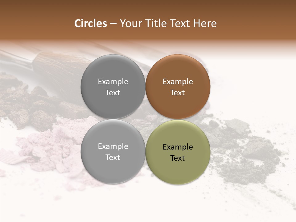 Look Pink Brush PowerPoint Template