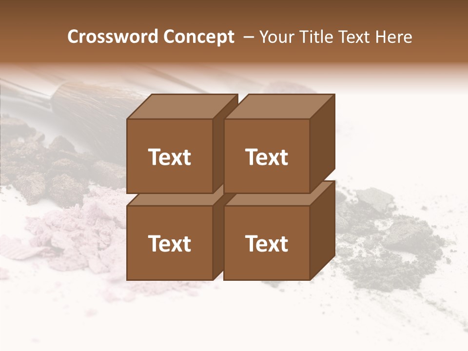 Look Pink Brush PowerPoint Template
