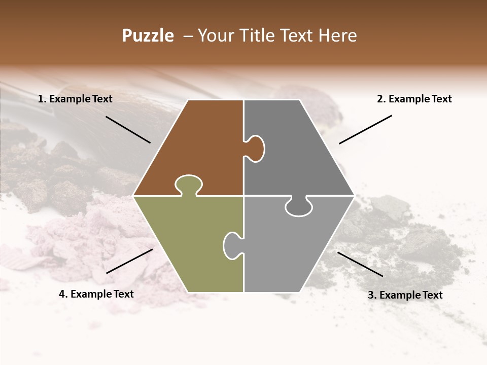 Look Pink Brush PowerPoint Template