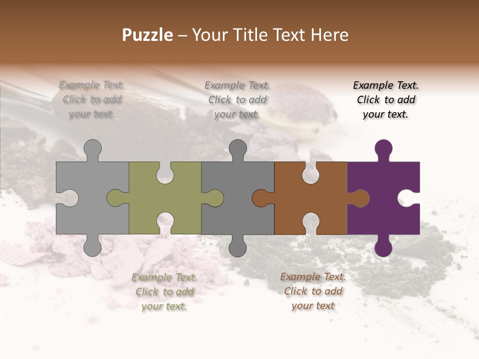 Look Pink Brush PowerPoint Template