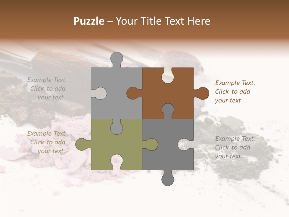 Look Pink Brush PowerPoint Template