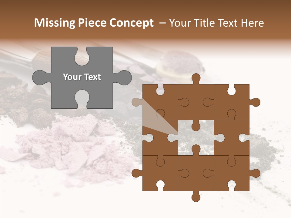 Look Pink Brush PowerPoint Template