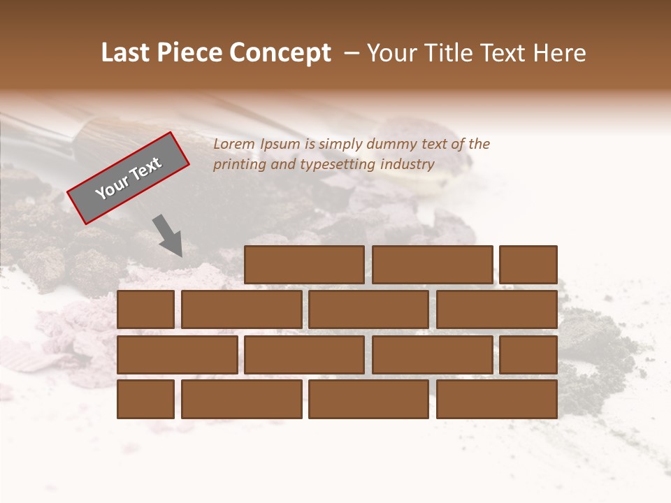 Look Pink Brush PowerPoint Template