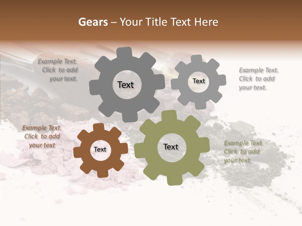 Look Pink Brush PowerPoint Template