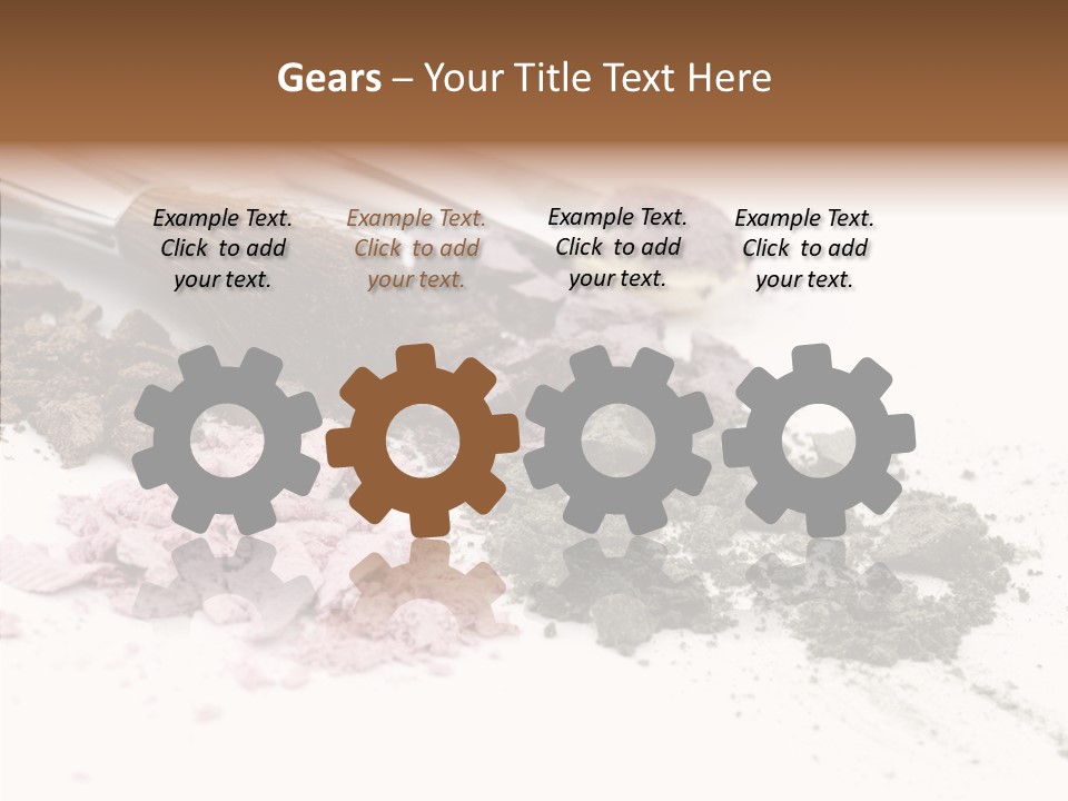 Look Pink Brush PowerPoint Template