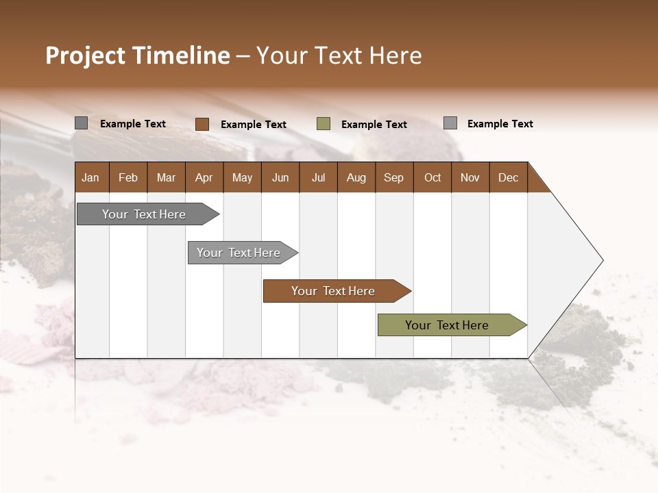 Look Pink Brush PowerPoint Template