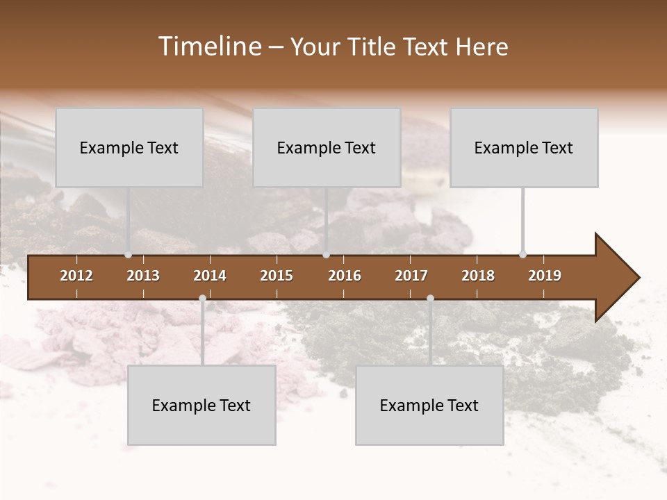 Look Pink Brush PowerPoint Template