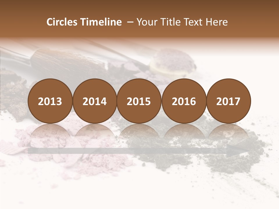 Look Pink Brush PowerPoint Template