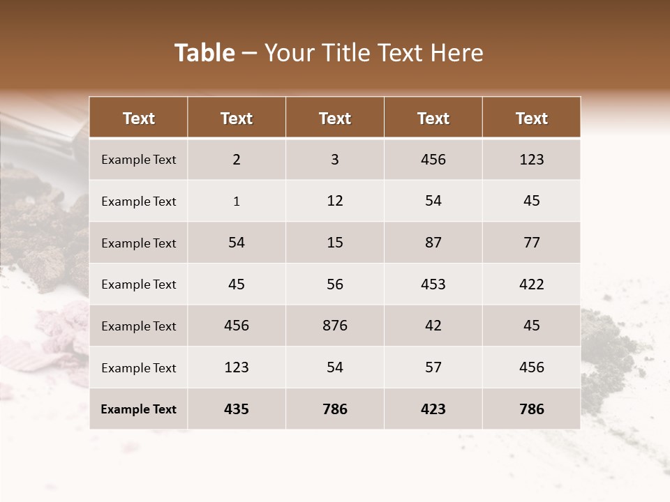 Look Pink Brush PowerPoint Template