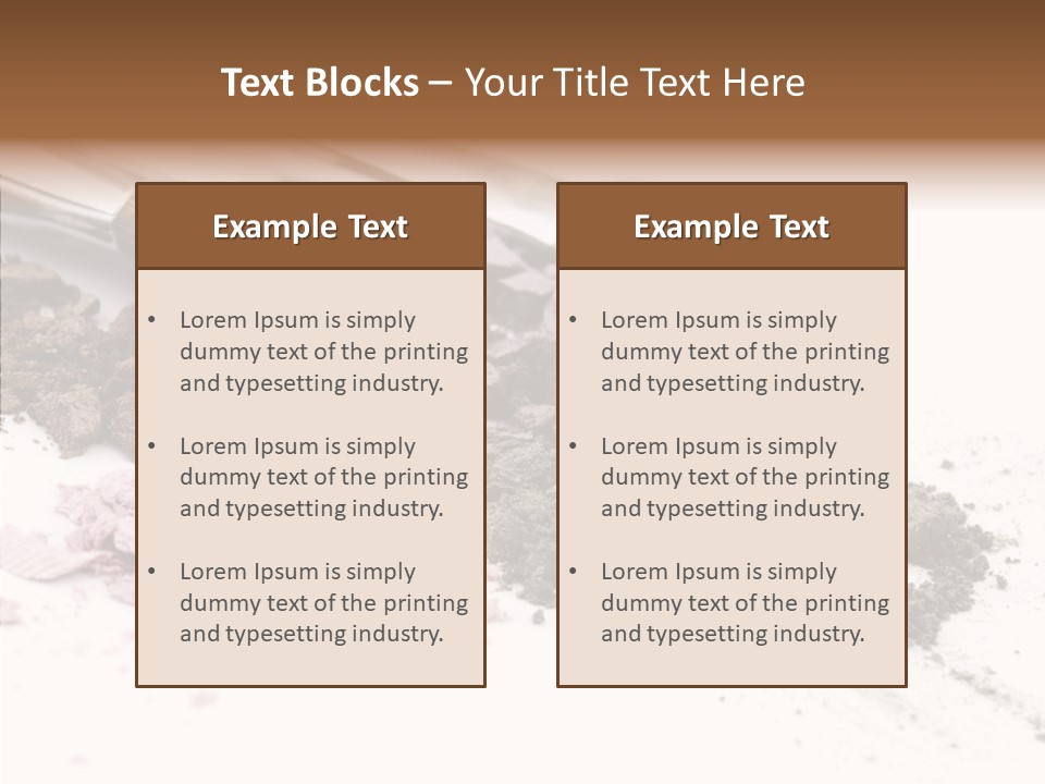 Look Pink Brush PowerPoint Template