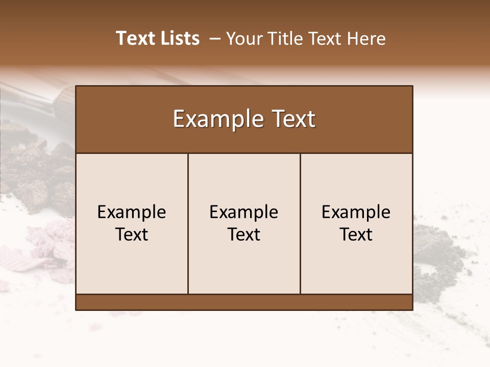 Look Pink Brush PowerPoint Template
