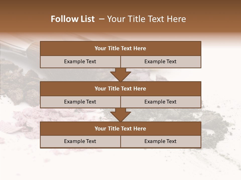 Look Pink Brush PowerPoint Template