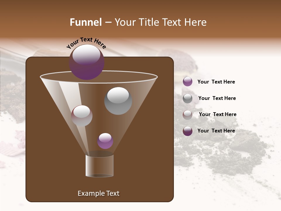 Look Pink Brush PowerPoint Template