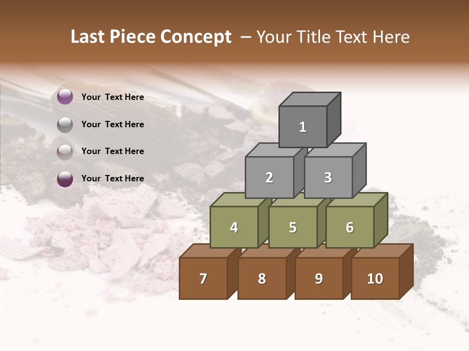 Look Pink Brush PowerPoint Template