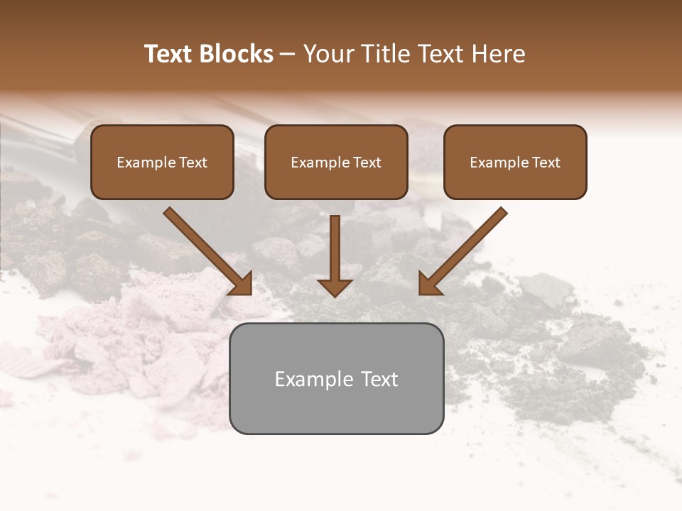 Look Pink Brush PowerPoint Template