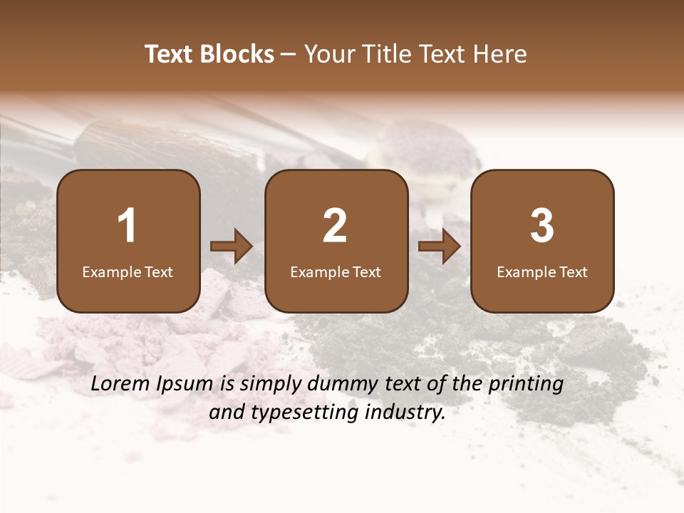 Look Pink Brush PowerPoint Template