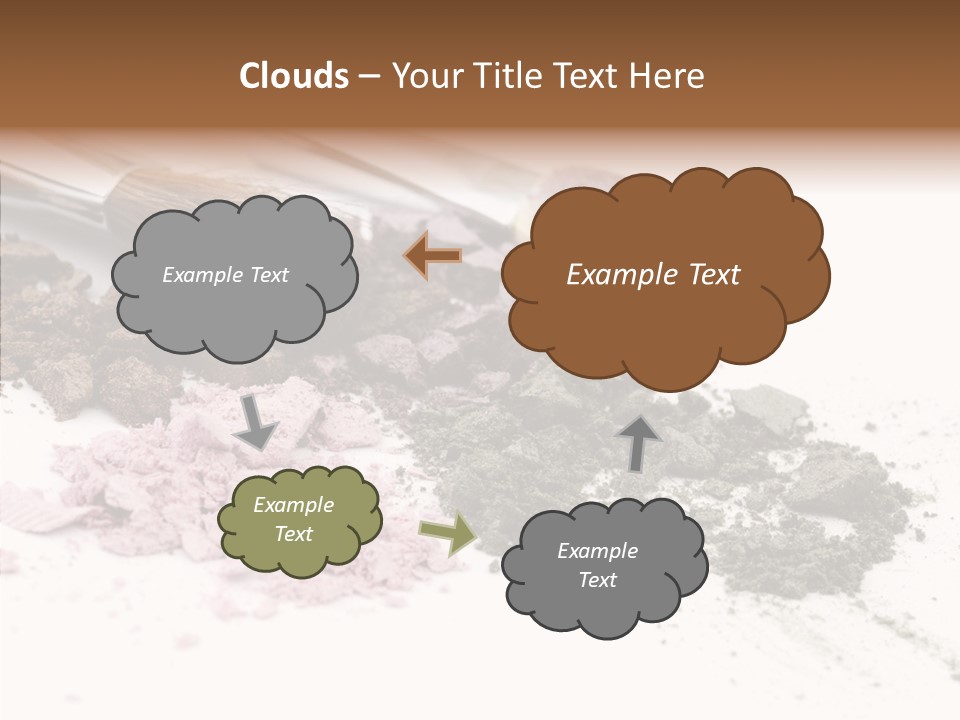 Look Pink Brush PowerPoint Template