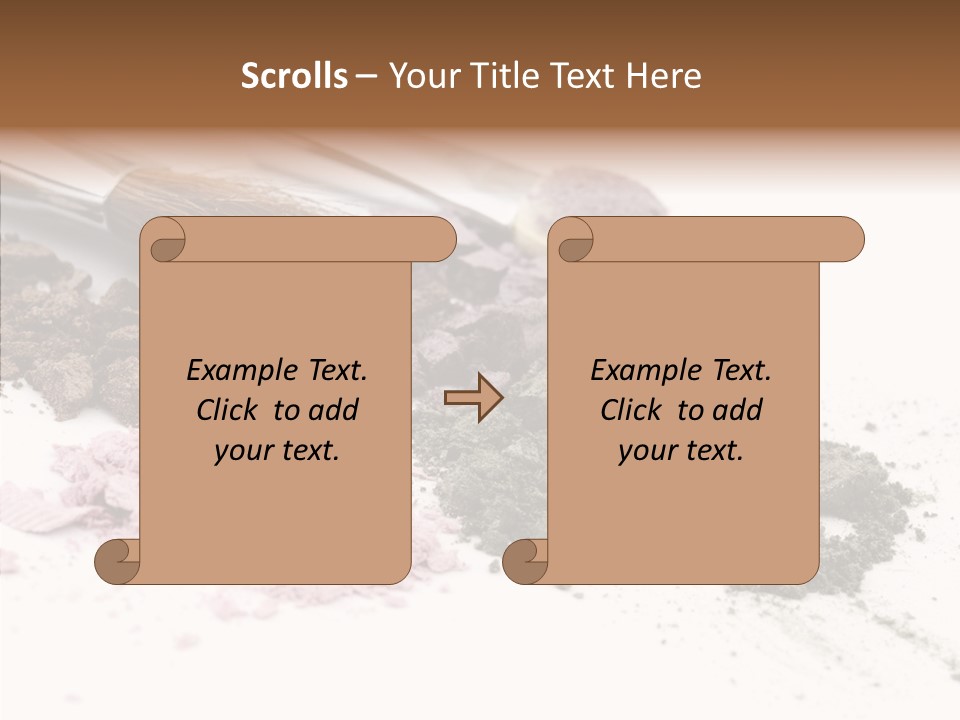 Look Pink Brush PowerPoint Template