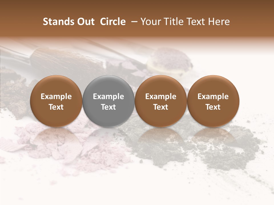 Look Pink Brush PowerPoint Template