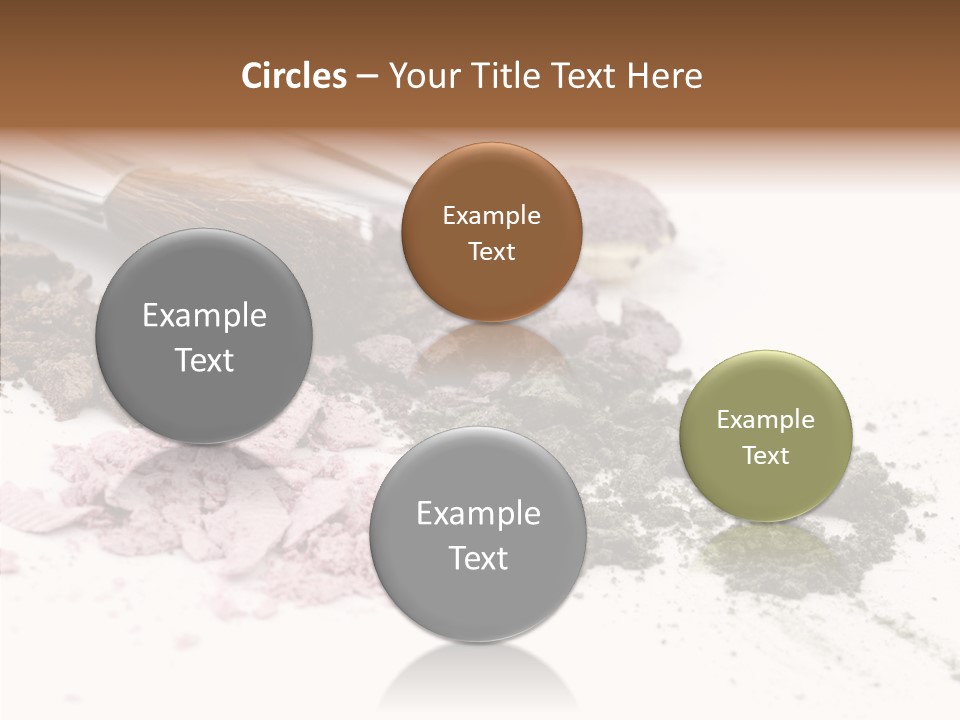 Look Pink Brush PowerPoint Template