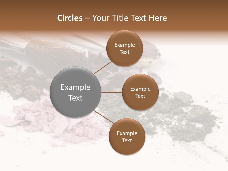 Look Pink Brush PowerPoint Template