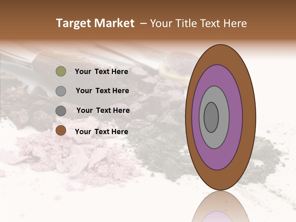 Look Pink Brush PowerPoint Template