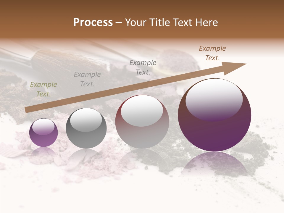 Look Pink Brush PowerPoint Template