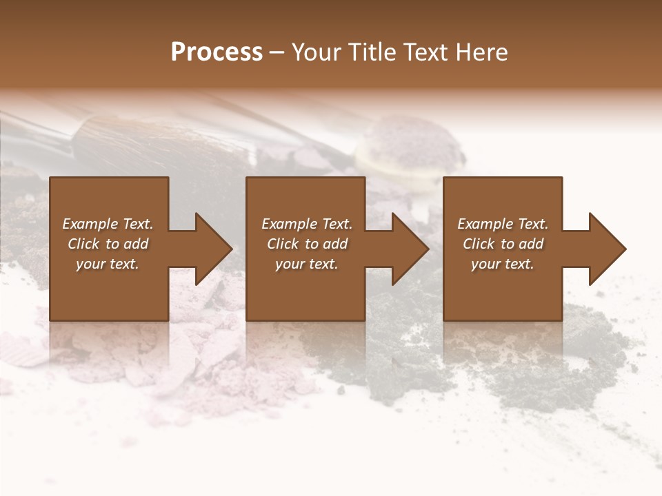 Look Pink Brush PowerPoint Template