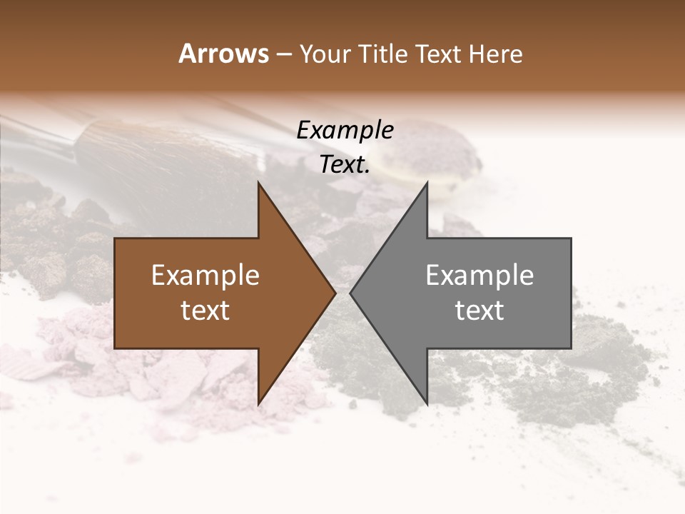 Look Pink Brush PowerPoint Template