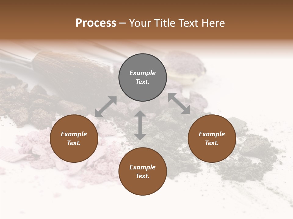 Look Pink Brush PowerPoint Template