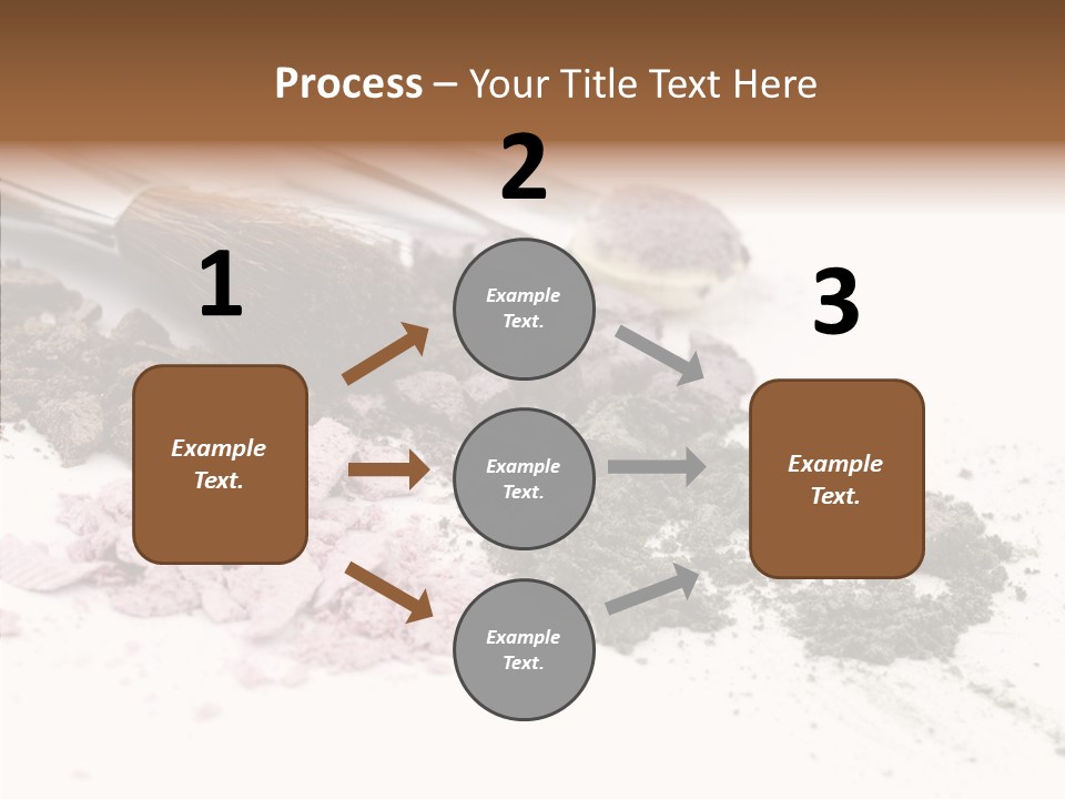 Look Pink Brush PowerPoint Template