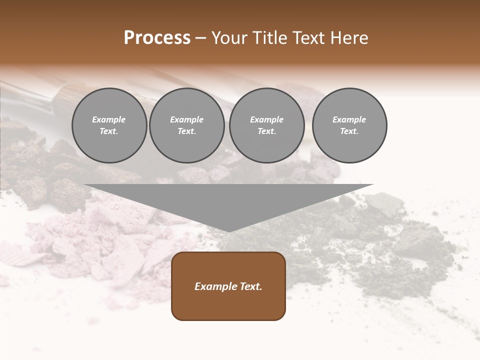 Look Pink Brush PowerPoint Template