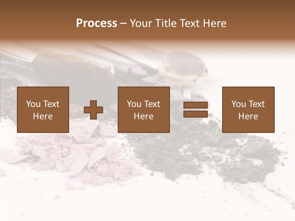 Look Pink Brush PowerPoint Template